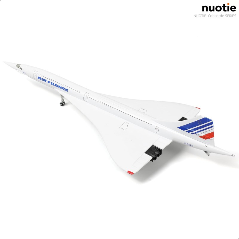 NUOTIE Concorde Airplane Model Pre-Build Diecast Aircraft Model Kits Aircraft