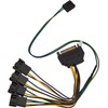 AINEX CA-864SAPSA Fan PWM Signal 4 Splitter Cable, 3.9 inches