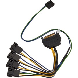 AINEX CA-864SAPSA Fan PWM Signal 4 Splitter Cable, 3.9 inches (10 cm)