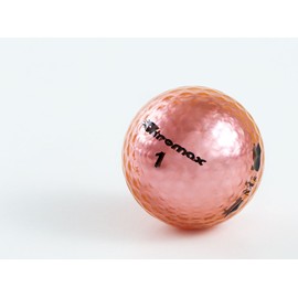Chromax Metallic M5 Colored Golf Balls (3 Pack Tube), Pink