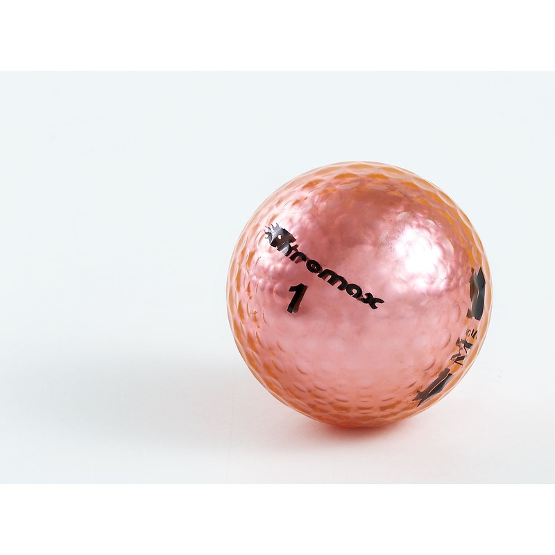 Chromax Metallic M5 Colored Golf Balls (3 Pack Tube), Pink