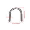 CNBTR 304 Stainless Steel Silver U-Bolt Screws Saddle Nuts M6x27mm