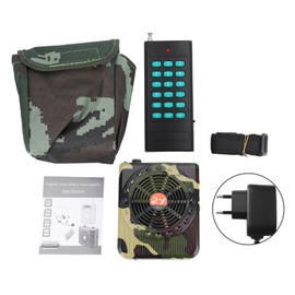 Camouflage Remote Control Outdoor Hunting Decoy Bird Caller Sound Speaker Voice Amplifier