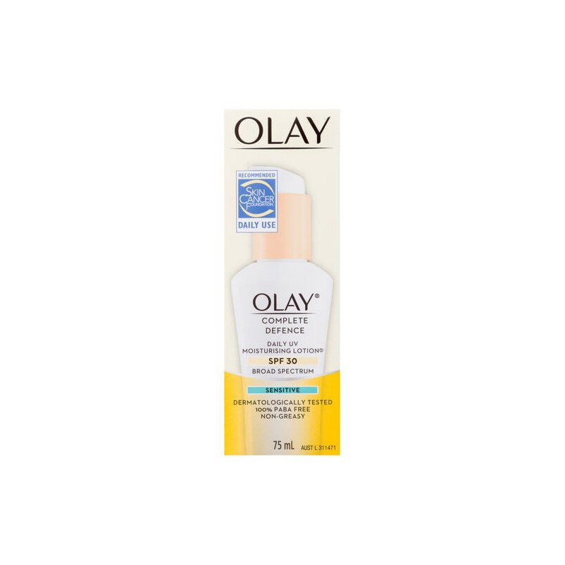 Olay Complete Defence Daily UV Moisturising Lotion Spf 30 Sensitive