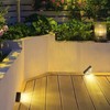 2 Set Solar Step Lights Triangle Solar Stair Light IP68