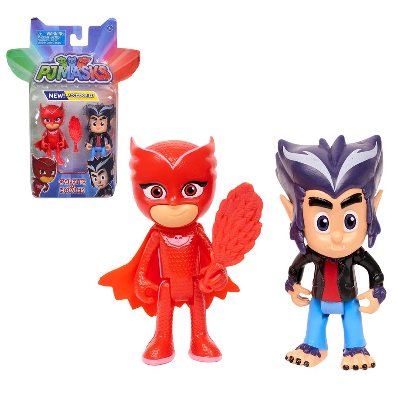 Simba PJ Masks 109402418 Figure Set Owl and Howler, Season