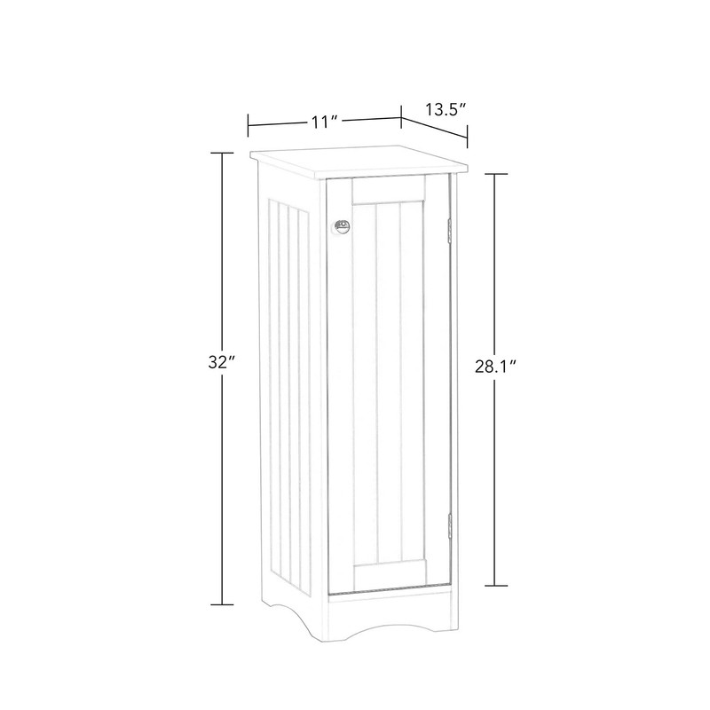 RiverRidge Ashland Slim Cabinet, White