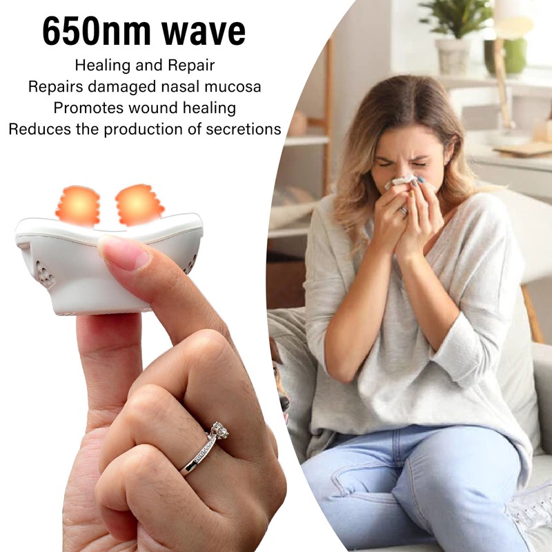 Rhinitis Treatment Device Nose Mucosa Repairing Reduce Inflammation 650nm Laser