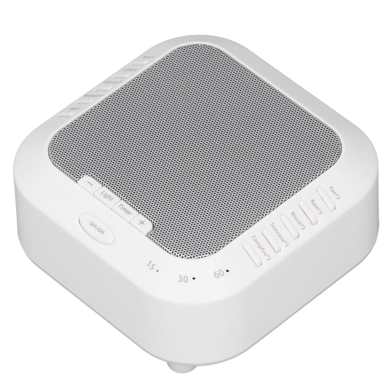 White Noise Machine 28 Sounds Portable Night Light Music Timing