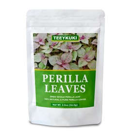 Natural Dried Whole Perilla Leaf, 2.0oz(56.0g), Dried Premium Perilla Leaf for Cooking & Baking, Vegan Friendly