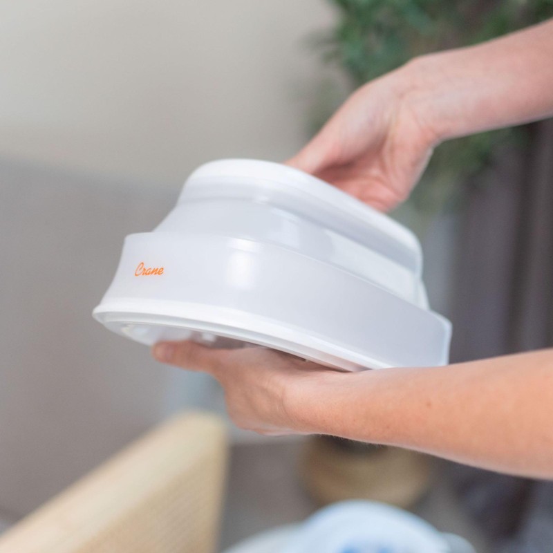 1 Gal. Warm Mist Collapsible Humidifier, White, Top Fill, for