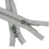 26" Length #8 Two-Way Zippers with Silver Metal Teeth, Pussywillow