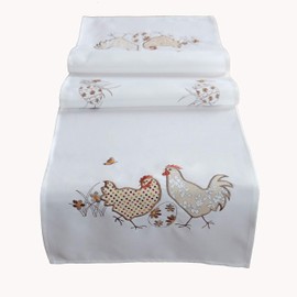 Raebel Placemats, Table Runner, Chickens, Various Sizes, ECU/Colourful, Size: Tablecloth 85 x 85 cm