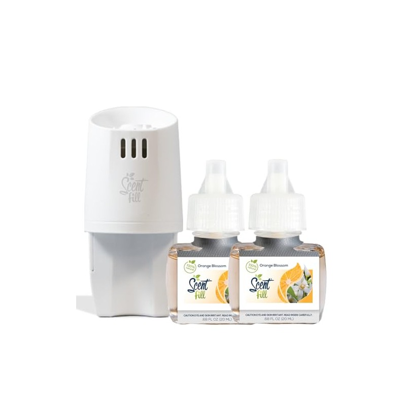 Scent Fill 100% Natural Orange Blossom Plug in Air Freshener,