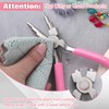 SPEEDWOX 3-Piece Jewelry Making Tools Kit Micro Jewelry Pliers Set
