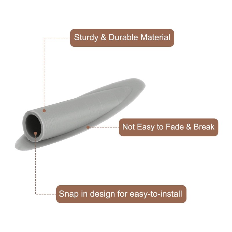 sourcing map 300Pcs Plastic Pocket Hole Plugs, 9mm Slant Hole