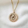 HUNTER & TROVE 14K Gold Filled Saint Christopher Travel Protection