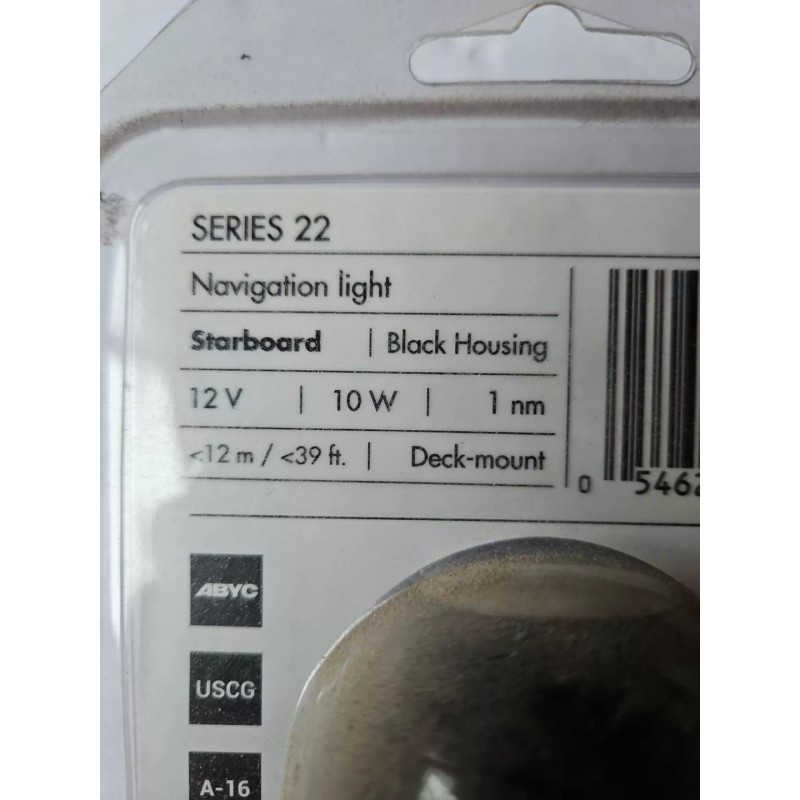 Aqua Signal 22200-7 Combination Navigation Light Series 22 NOS OEM
