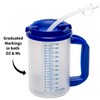 Hospital Carafe Insulated Double-Walled Water Tracking Thermos – 18 oz