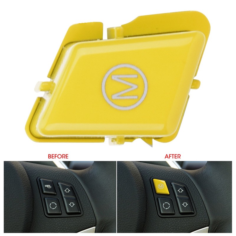 Steering Wheel M Mode Button Cover Fit for 3 Series