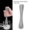 Stainless Steel Cocktail Muddler Food Grade Ergonomic One Piece Forging
