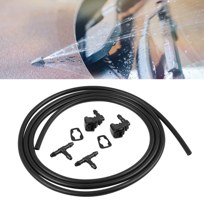 Front Windshield Washer Nozzles Hose Kit for Jeep Grand Cherokee