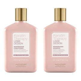 Kit Shampoo + Acondicionador Alisado Keratina Alfaparf Lisse