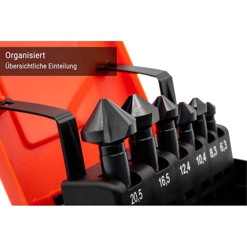 BAER HSSE-VAP 90° Countersink Set 6.3 - 20.5 mm -