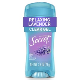 Secret Anti-Perspirant Deodorant Clear Gel Luxe Lavender 2.7 oz