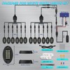 12Pods Metal All Pure White LED Rock Lights Full Kit