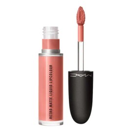 Labial Lquido MAC Retro Matte  Burnt Spice  Rojo Mate Supremo                                                                                         