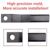 Mhanewv 2PCSSkid Steer Brush Cutter Cutting Blades for use with