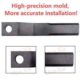 Mhanewv 2PCSSkid Steer Brush Cutter Cutting Blades for use with AGT-RC72 EXRC54