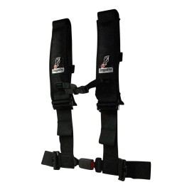 Dragonfire Racing 4-Point Harness W/ Automotive Buckle 3" Driver Side Black