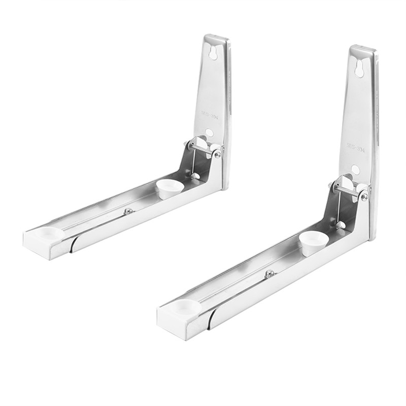 Household 304 Stainless Steel Folding Telescopic Microwave Oven Wall Mounted