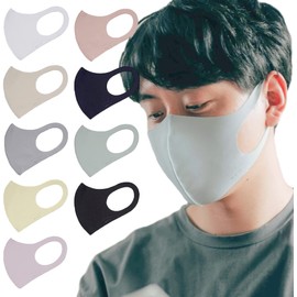 We'll Cool Comfit Mask, Made in Japan, Single, 9 Colors and 4 Sizes, Ice Green, XS, Gift, Gift
