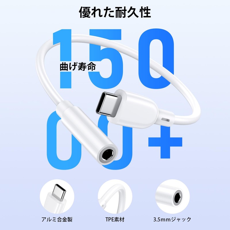 CebKit USB-C & 3.5mm Earphone Jack Converter, Type C Earphone