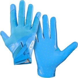 Grip Boost Solid Stealth 6.0 Boost Plus Football Gloves - Adult Sizes (Solid Light Blue, Large)