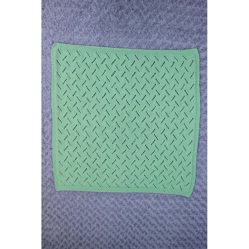 Knitting Pattern for Babies Blanket in Double Knitting, Baby Afghan