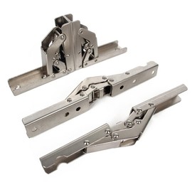 90 Degree Folding Door/Shelf Hinge Hidden Bracket Table Holder Furniture Parts(2PC)