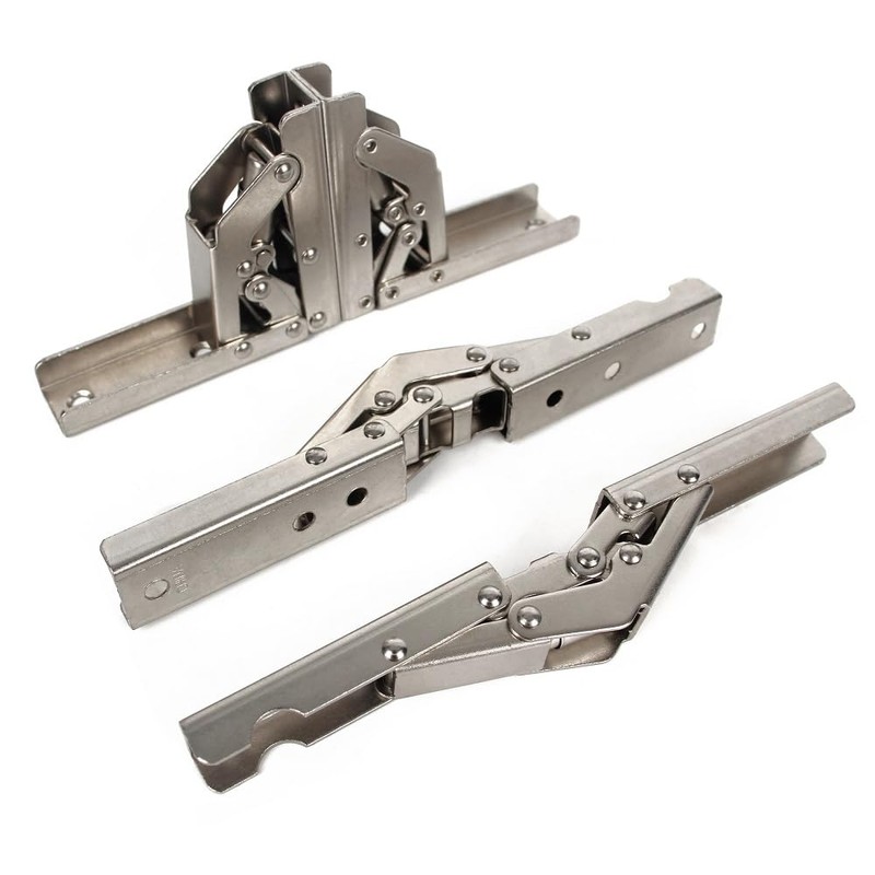 90 Degree Folding Door/Shelf Hinge Hidden Bracket Table Holder Furniture