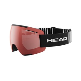 HEAD Unisex Adult F-LYT Ski and Snowboard Goggles, Dark Red/Black, L