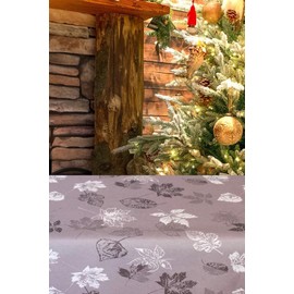 KAMACA Tablecloth with High-Quality Print Motif Kitchen Dining Table Decoration Eyecatcher in Autumn Winter Christmas (Autumn Leaves 110 x 160 cm)