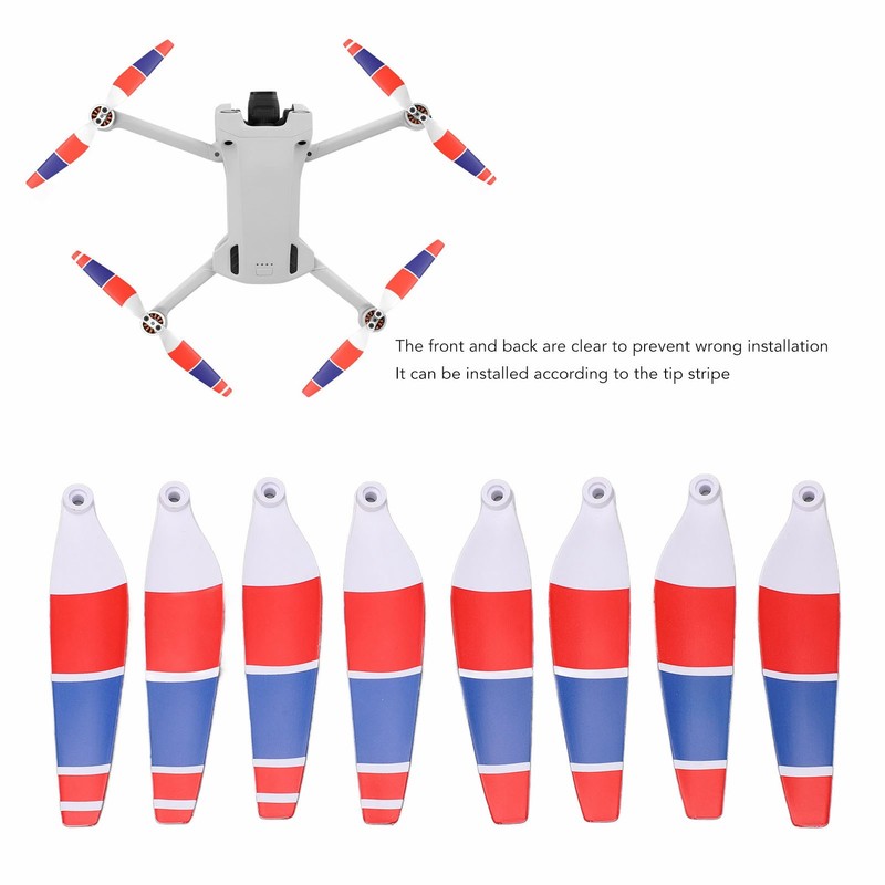 6030F Propellers Low Noise Double Sided Colorful Replacement Drone Propeller