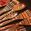 Kitchen Utensils Set for Cooking, NAYAHOSE 7 Pcs Pakkawood Wooden
