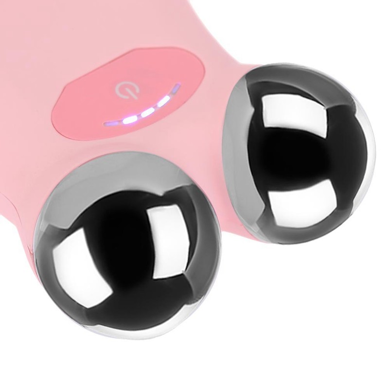 Electric Microcurrent Vibration Face Lift Massager Wrinkle Puffiness Removal Skin