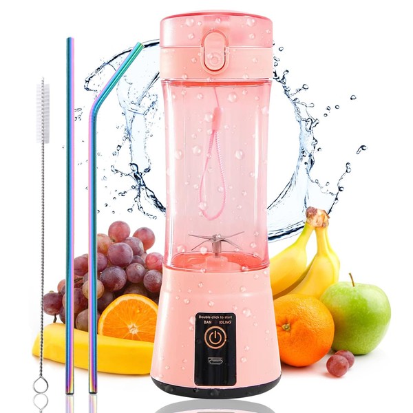 13.5oz Portable Blender for Smoothies, Shakes, and Juices - USB
