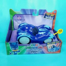 PJ Masks Toy Rev N Rumbler Cat Car Catboy Conner Rev And Go New Just Play Blue