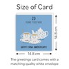 Hunts England - 20th Wedding Anniversary Card - China Anniversary