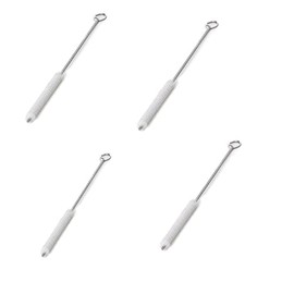 Lessmann Cylinder Brush Set (Large 300 x 100 with Large Nylon Eyelet, DRM 12/15/20/25 mm, for Manual Removal of Rust, Dirt and Paint) 599802, Brown